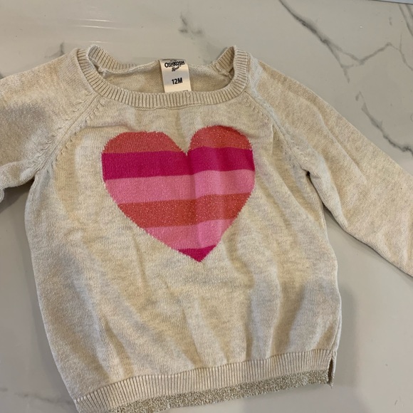 Oshkosh baby girl sweaters size 12 months - Picture 3 of 5